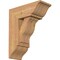 Ekena Millwork Funston Traditional Smooth Bracket w/ Offset Brace, Western Red Cedar, 7 1/2"W x 18"D x 22"H BKT0806X18X22FST01SWR - alternate 1